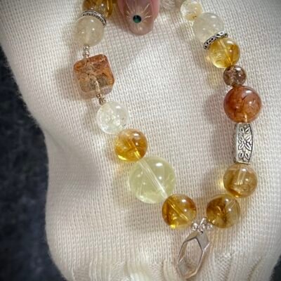 Citrine and Clear Quartz for the Goat Chinese Zodiac