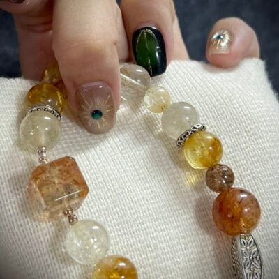 Citrine and Clear Quartz for the Goat Chinese Zodiac