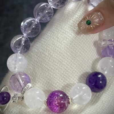 Pig Chinese Zodiac Bracelet with Amethyst
