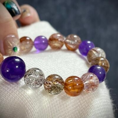 Black Gold Super 7 Bracelet – Perfect for Every Zodiac Sign