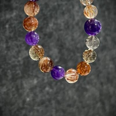 Black Gold Super 7 Bracelet – Perfect for Every Zodiac Sign