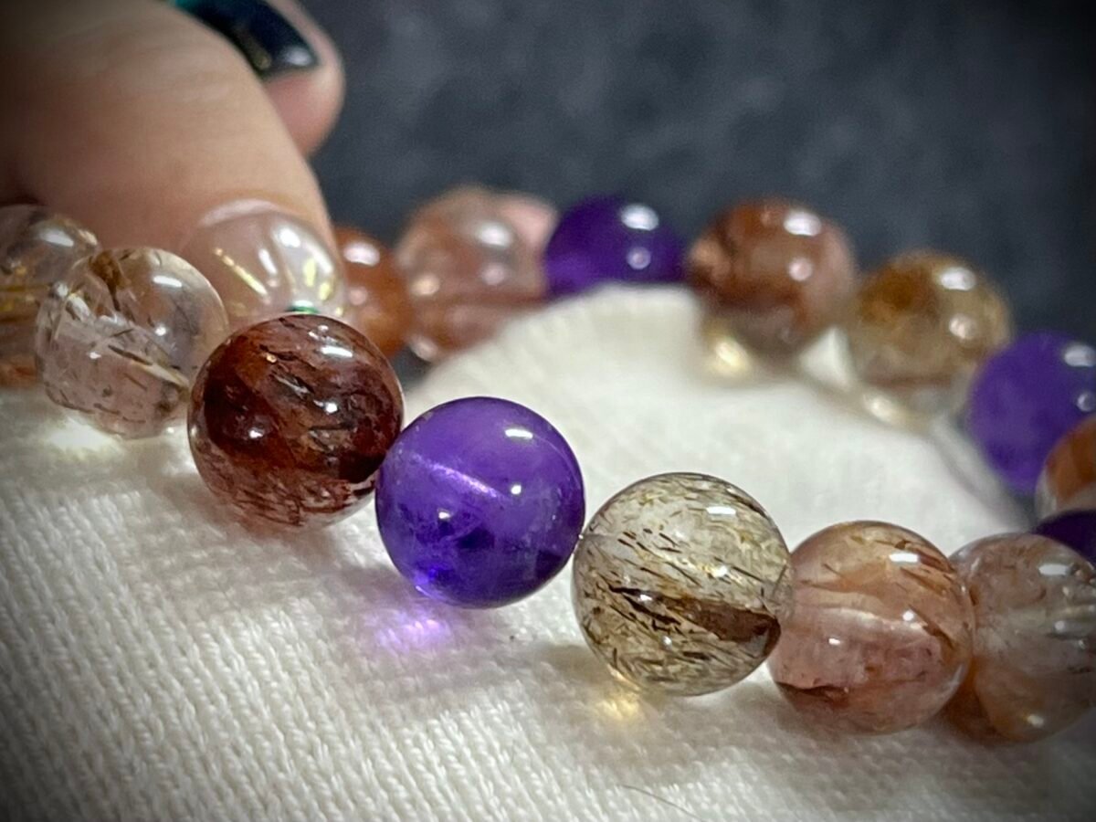 Black Gold Super 7 Bracelet – Perfect for Every Zodiac Sign