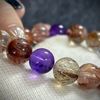 Black Gold Super 7 Bracelet – Perfect for Every Zodiac Sign