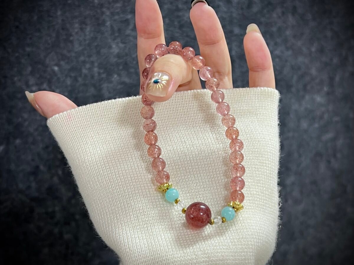 Strawberry Quartz for the Snake Chinese Zodiac