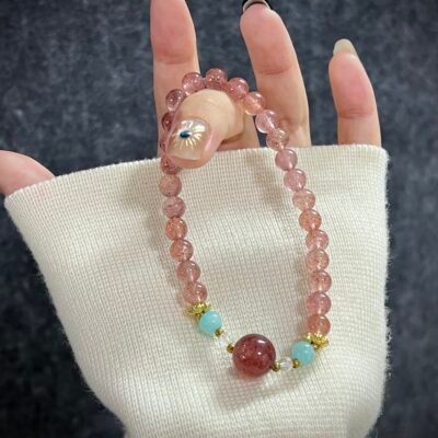 Strawberry Quartz for the Snake Chinese Zodiac