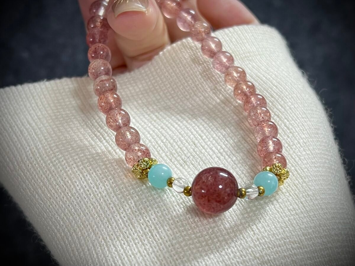 Strawberry Quartz for the Snake Chinese Zodiac