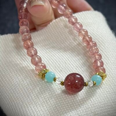 Strawberry Quartz for the Snake Chinese Zodiac