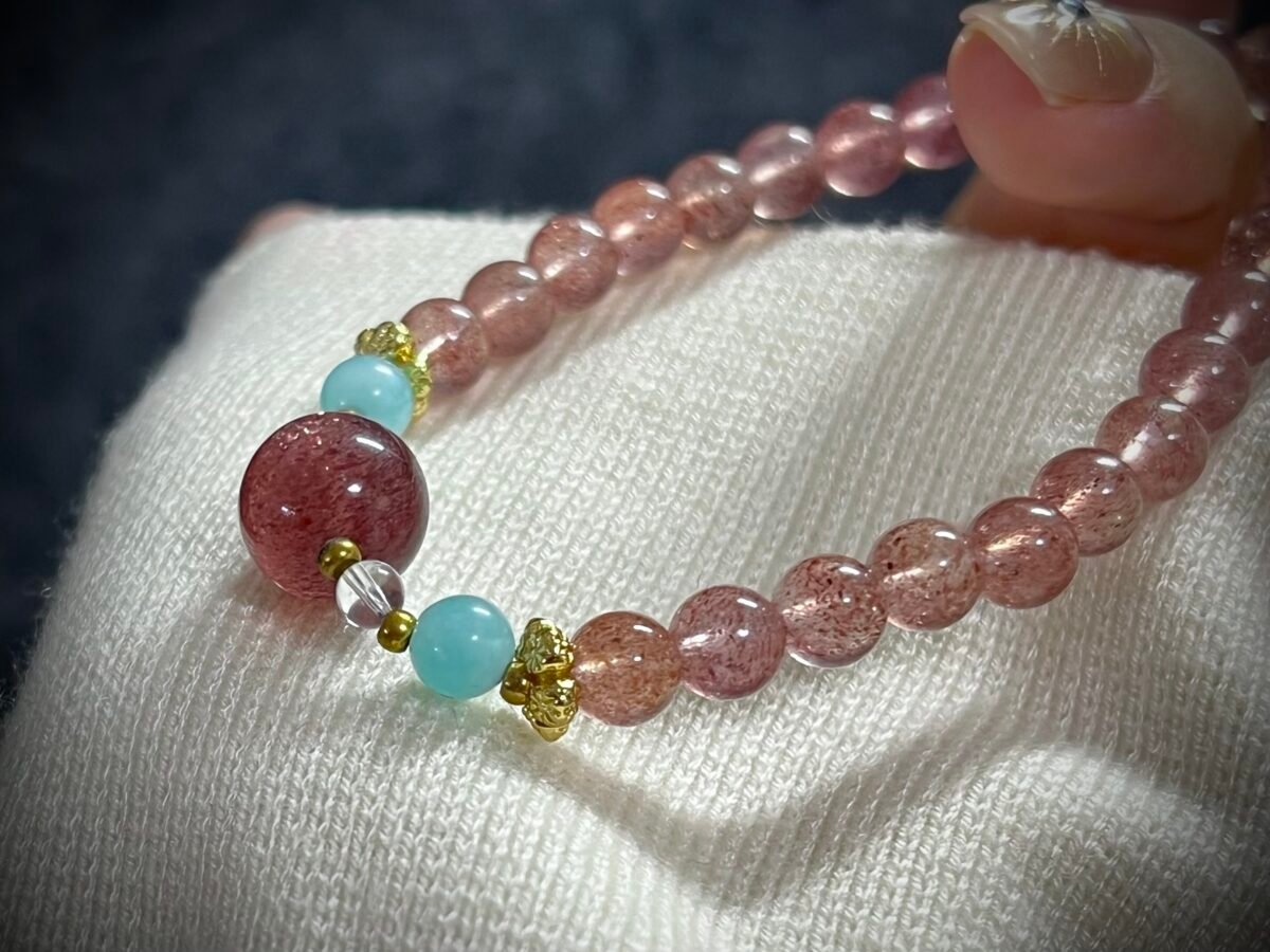 Strawberry Quartz for the Snake Chinese Zodiac