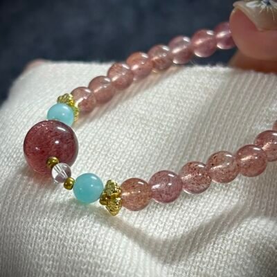 Strawberry Quartz for the Snake Chinese Zodiac