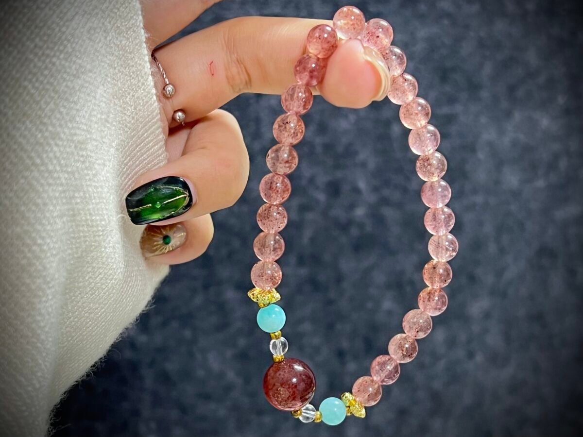 Strawberry Quartz for the Snake Chinese Zodiac