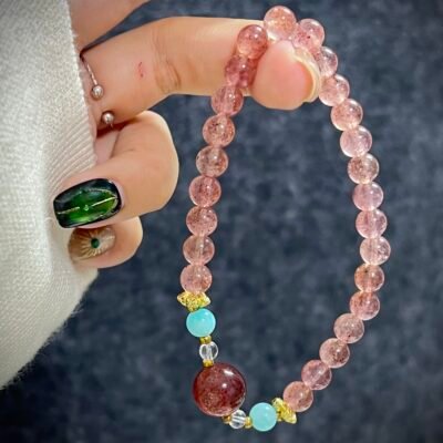 Strawberry Quartz for the Snake Chinese Zodiac
