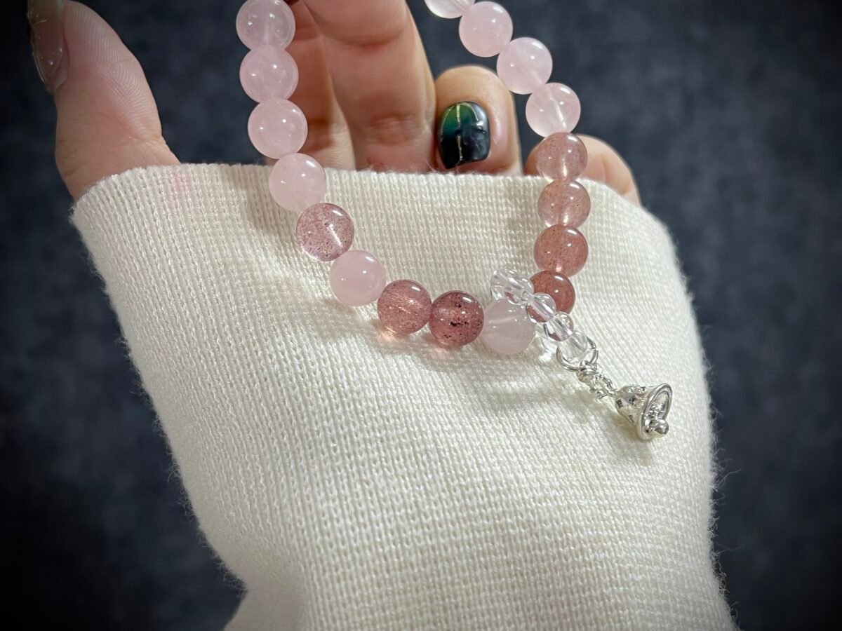 Snake Zodiac Bracelet with Rose Quartz
