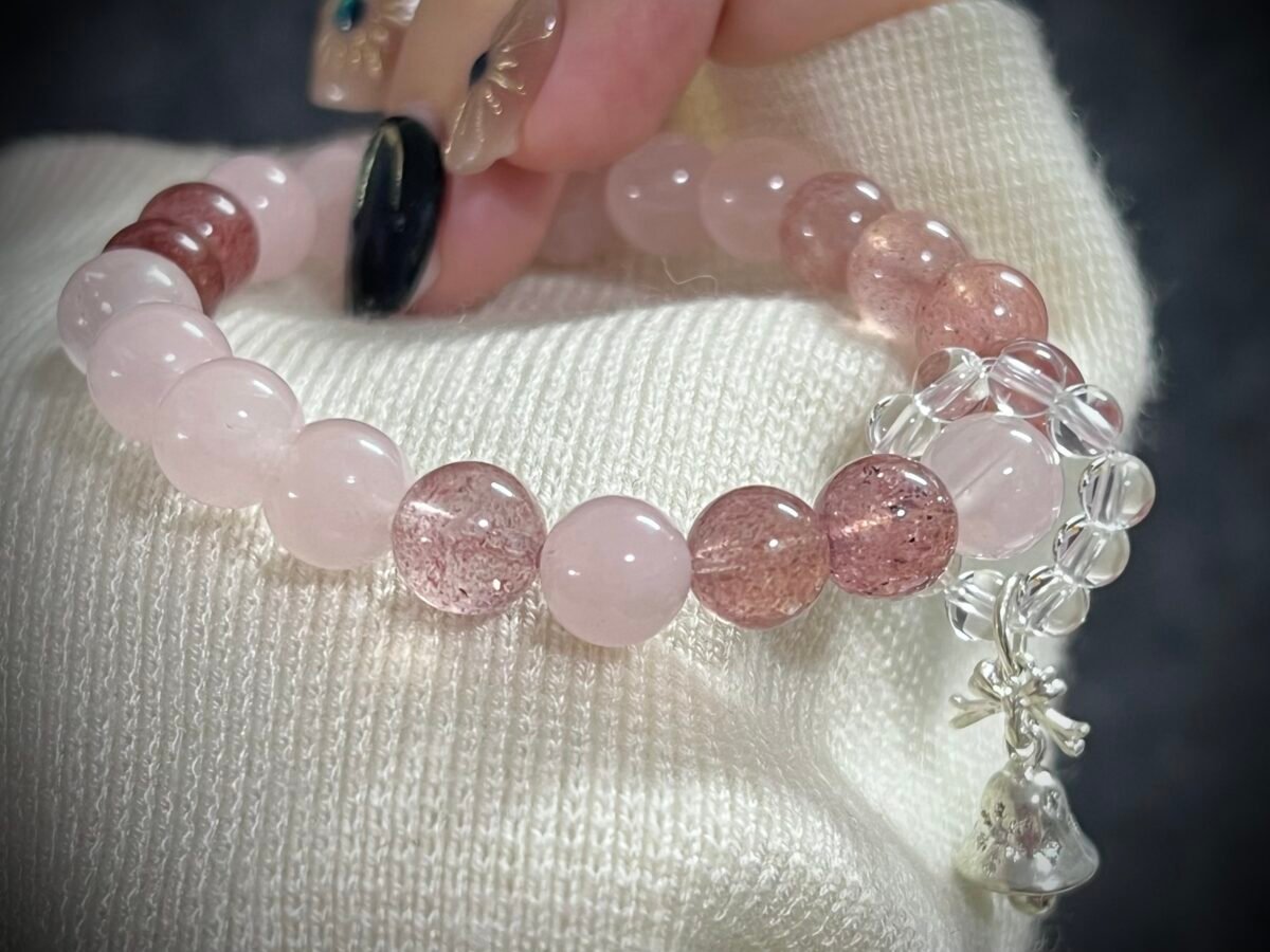 Snake Zodiac Bracelet with Rose Quartz