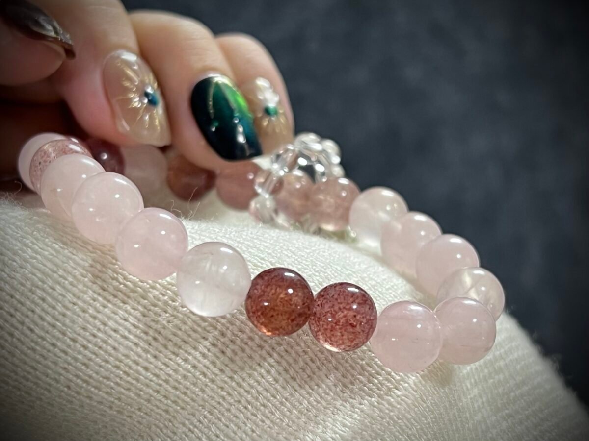 Snake Zodiac Bracelet with Rose Quartz