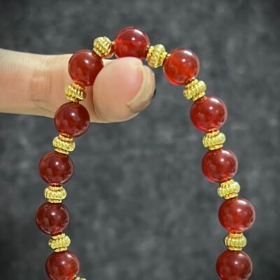 Ox Chinese Zodiac Red Agate