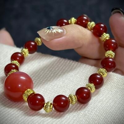 Ox Chinese Zodiac Red Agate