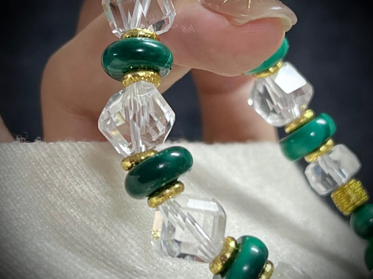 Tiger Zodiac Bracelet with Malachite