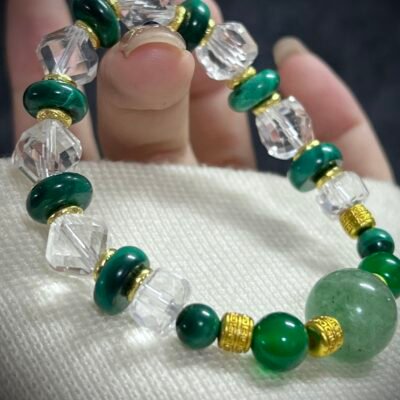 Tiger Zodiac Bracelet with Malachite