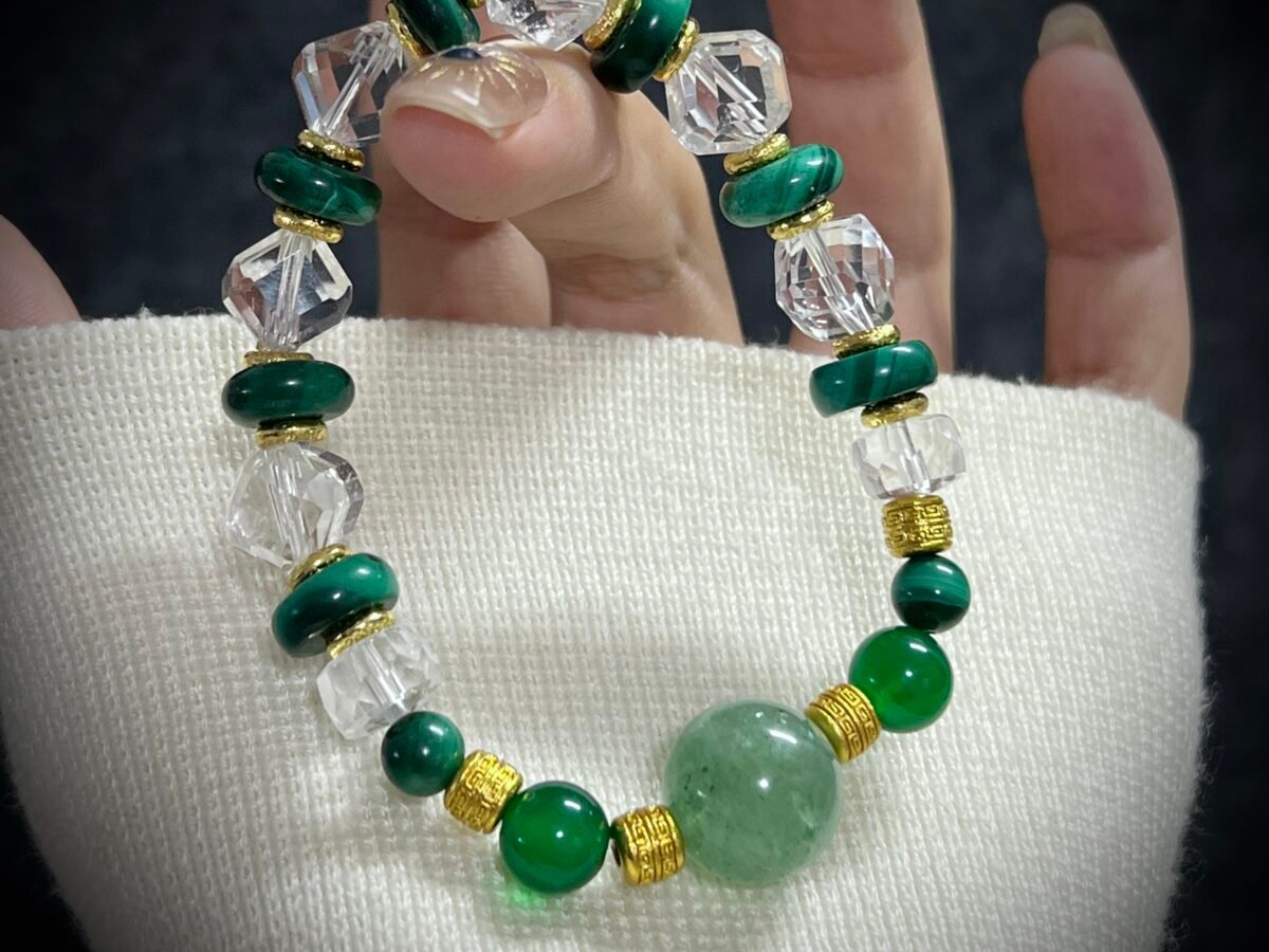 Tiger Zodiac Bracelet with Malachite