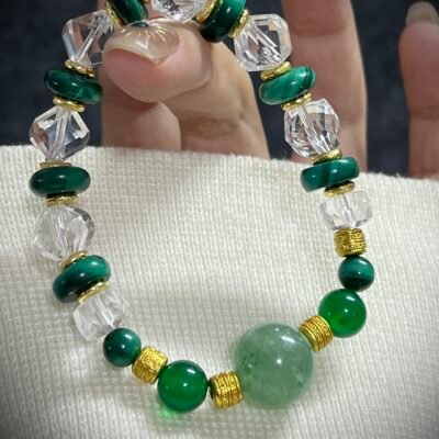 Tiger Zodiac Bracelet with Malachite