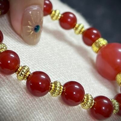 Ox Chinese Zodiac Red Agate