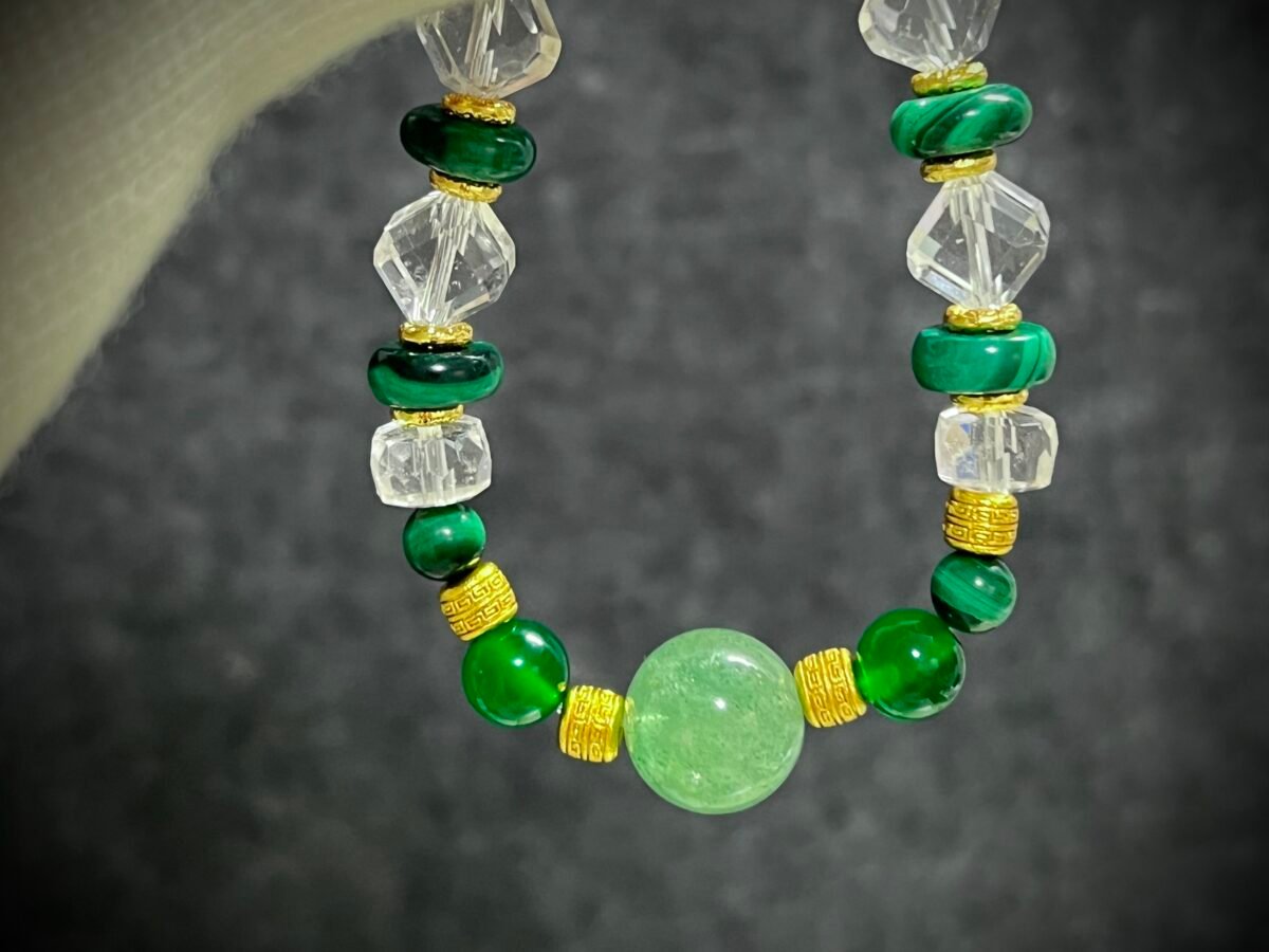 Tiger Zodiac Bracelet with Malachite