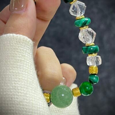 Tiger Zodiac Bracelet with Malachite