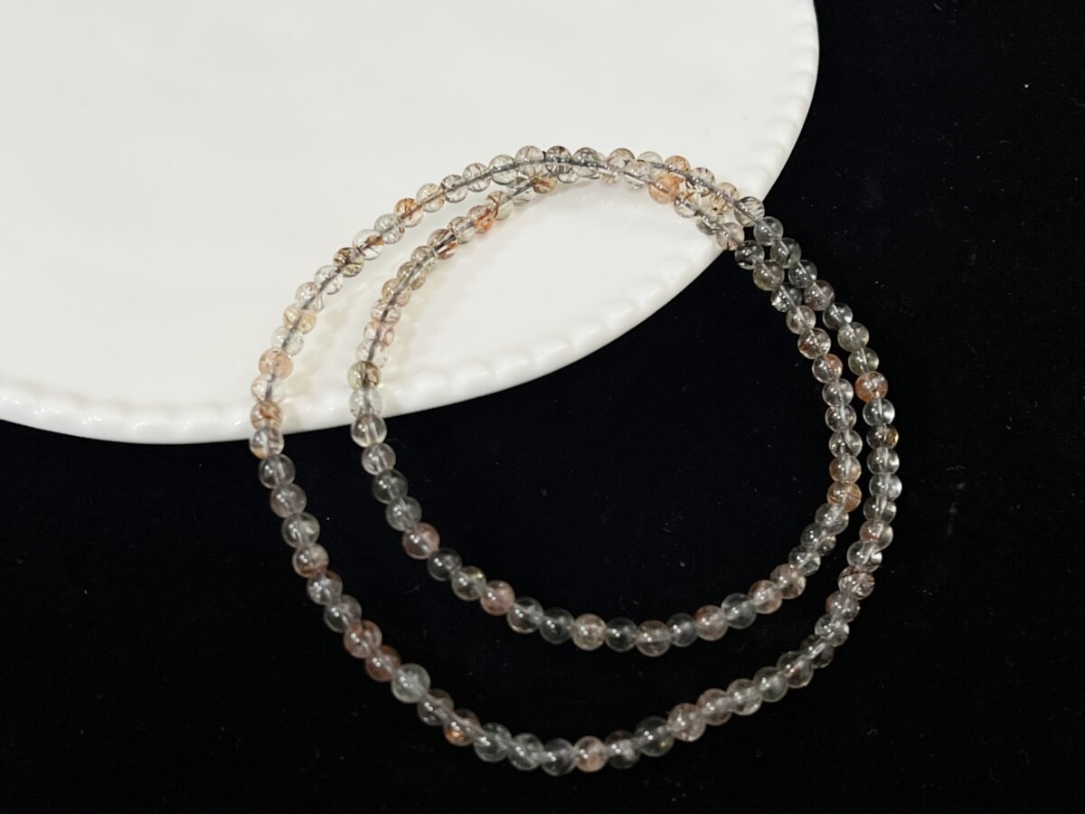 Super Seven Crystal in Black and Gold