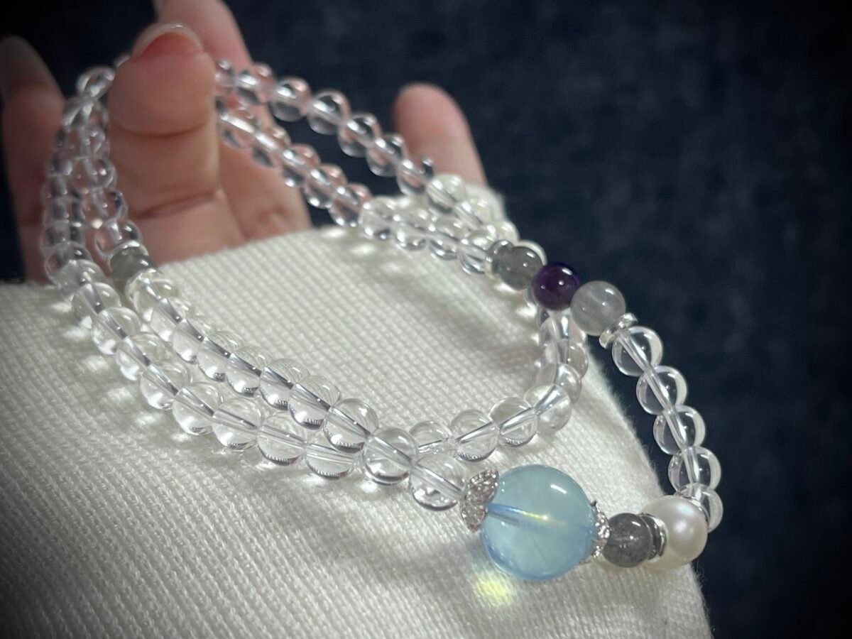 Clear Quartz Aquamarine