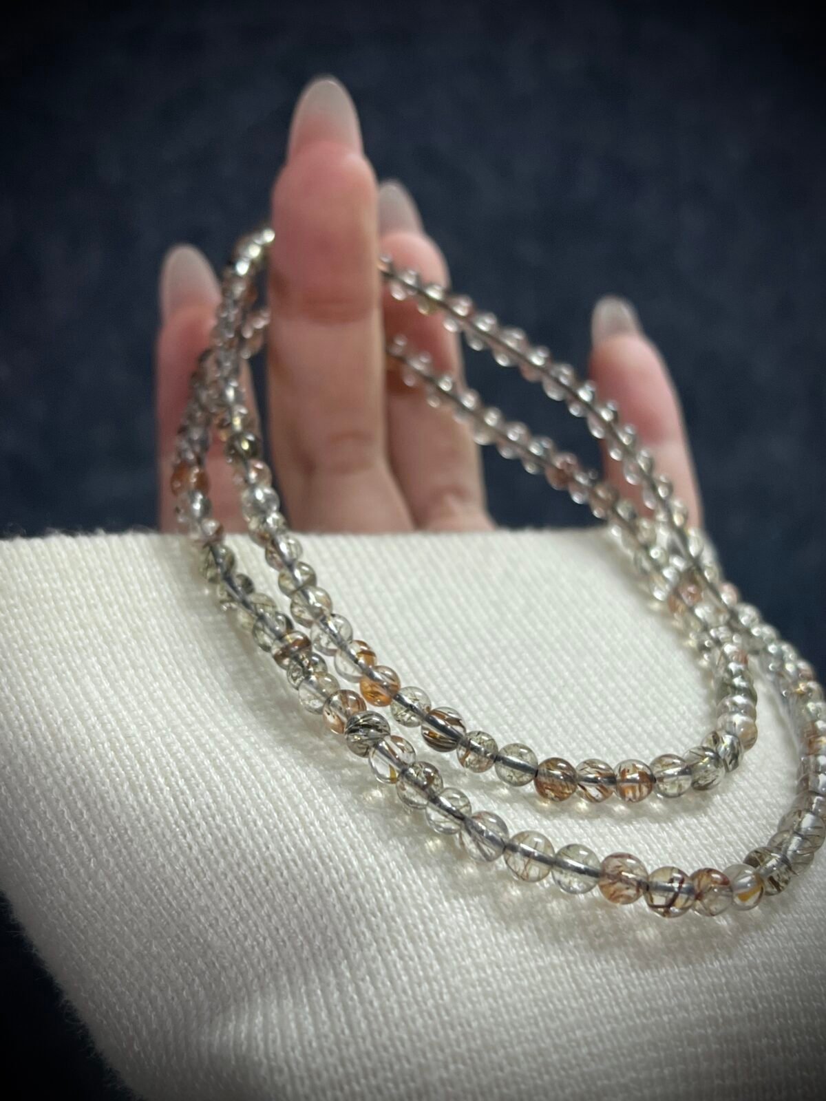 Super Seven Crystal in Black and Gold