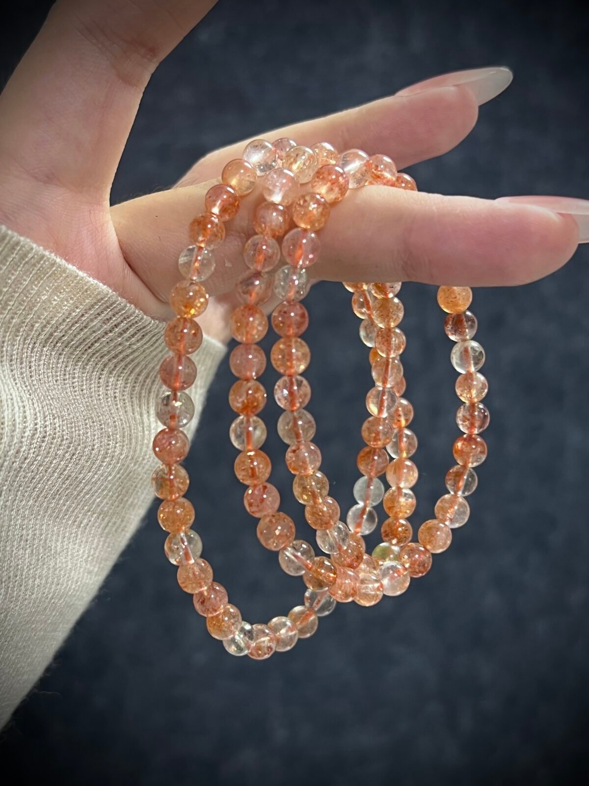 Orange Light Golden Sunstone