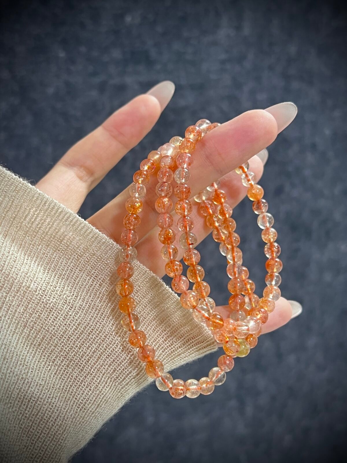 Orange Light Golden Sunstone