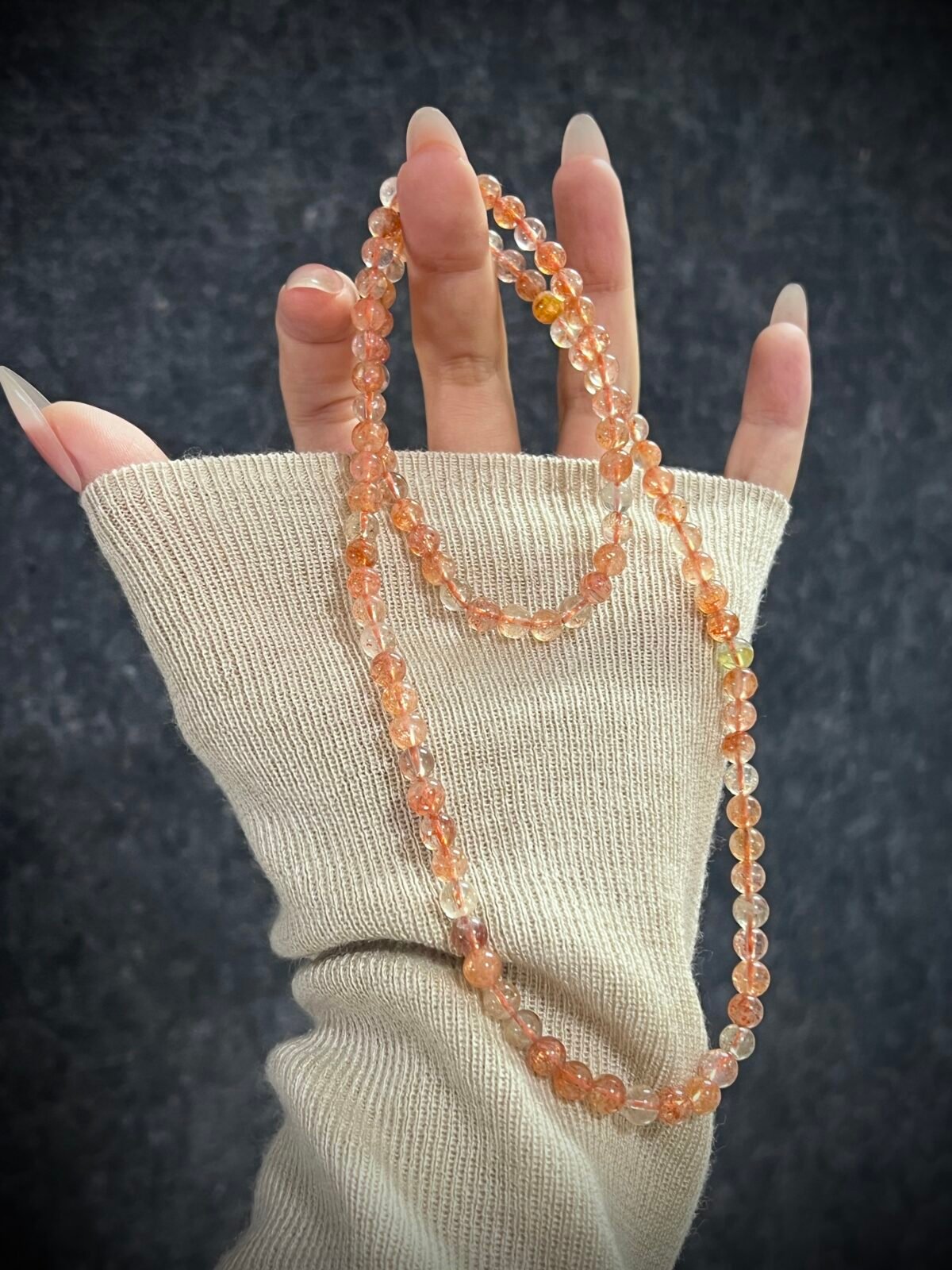 Orange Light Golden Sunstone