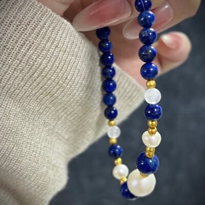 Rabbit Zodiac Bracelet with Lapis Lazuli