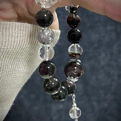 Tiger Chinese Zodiac Green Phantom Quartz