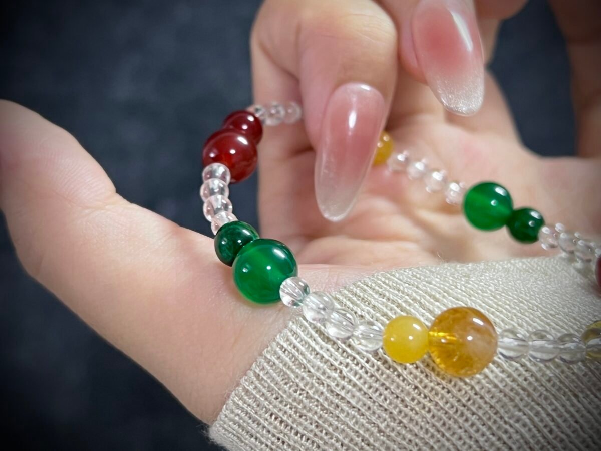 healing crystal bracelets for Christmas