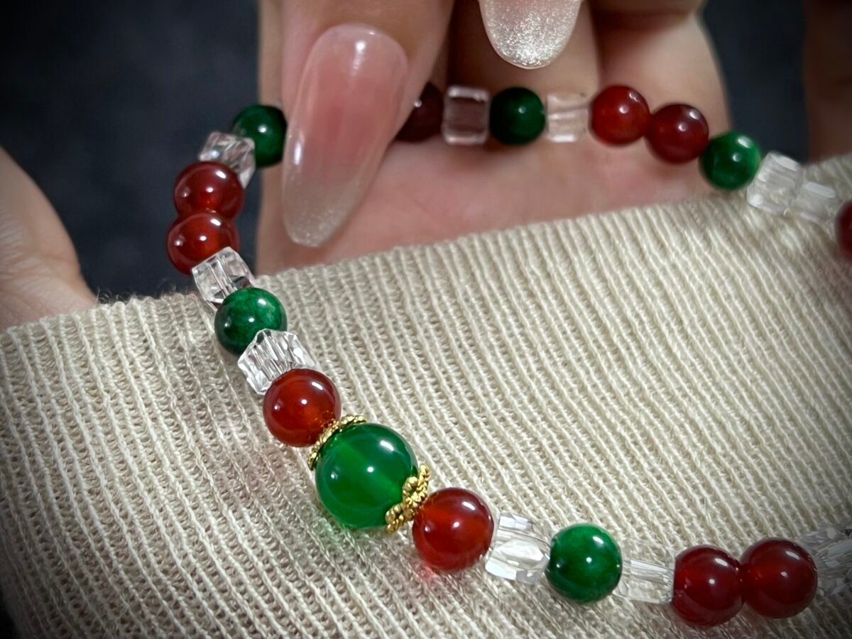 Vibrant Red Agate for Christmas