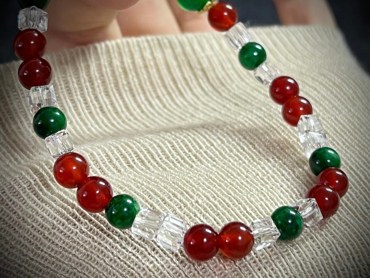 Vibrant Red Agate for Christmas