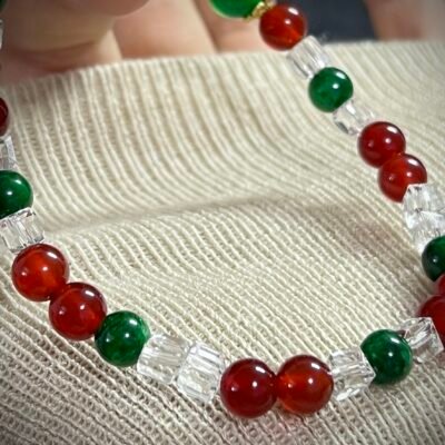 Vibrant Red Agate for Christmas