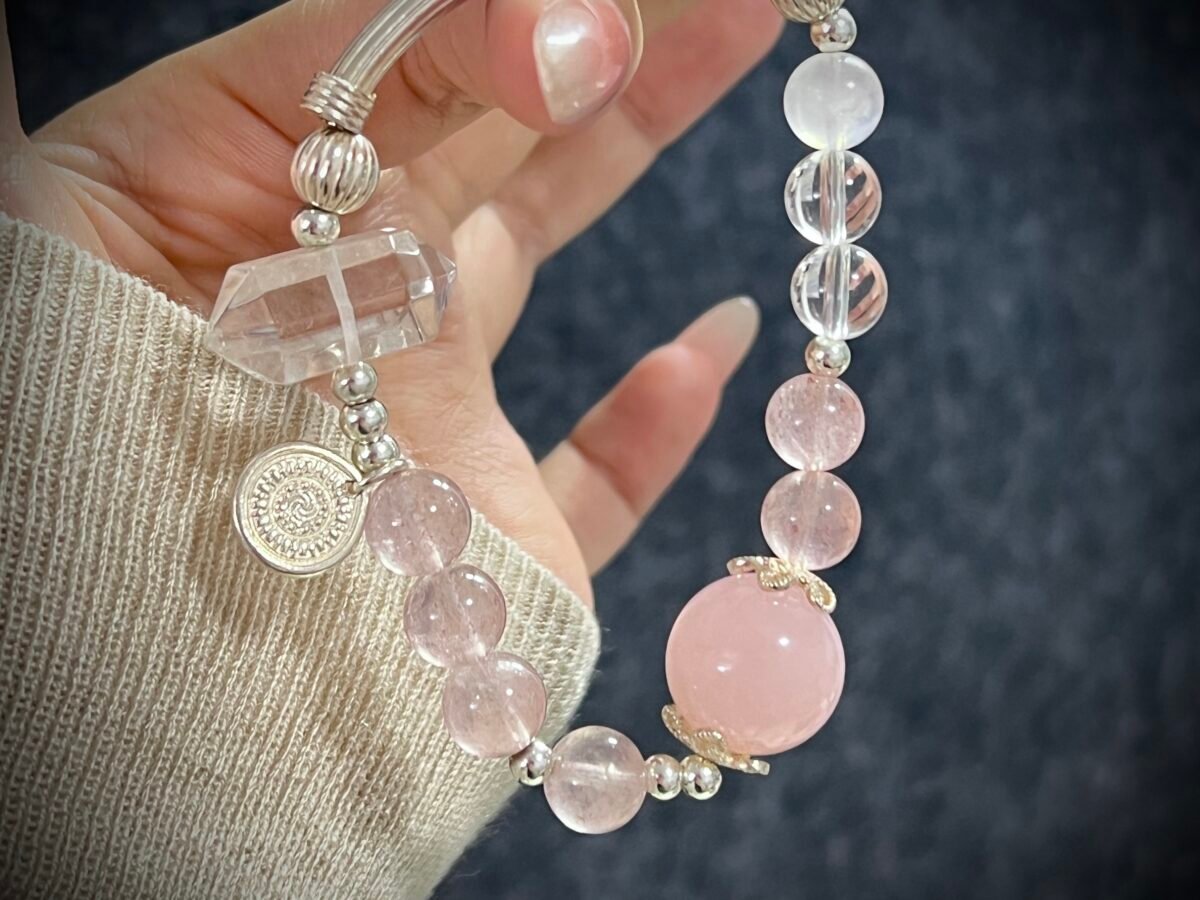 Rose Quartz and Moonstone for the Rabbit Chinese Zodiac