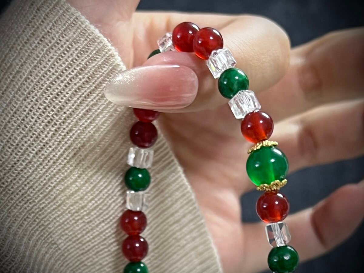 Vibrant Red Agate for Christmas