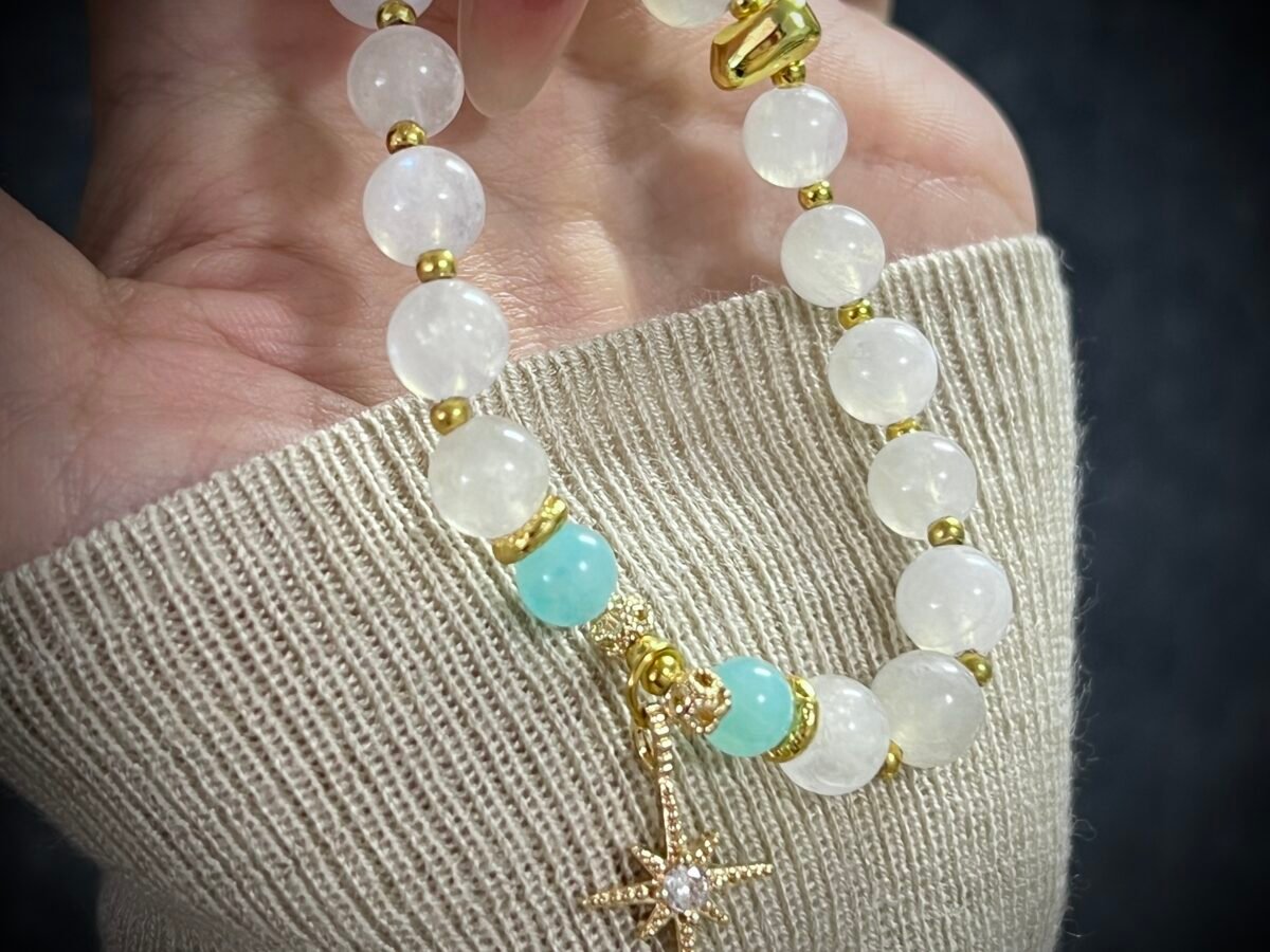 Rabbit Chinese Zodiac White Moonstone