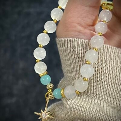 Rabbit Chinese Zodiac White Moonstone