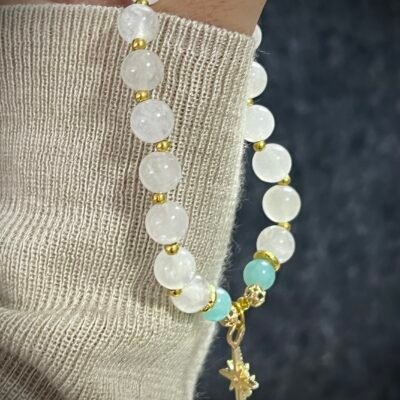 Rabbit Chinese Zodiac White Moonstone