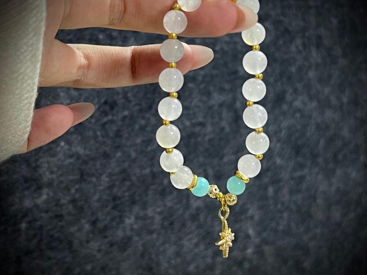 Rabbit Chinese Zodiac White Moonstone