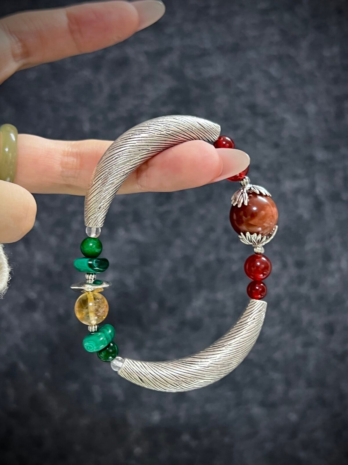 Christmas Special Bracelet – Red Agate