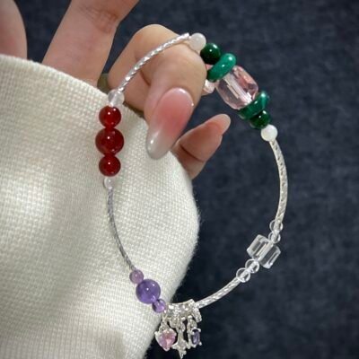 Passionate Red Agate and Malachite