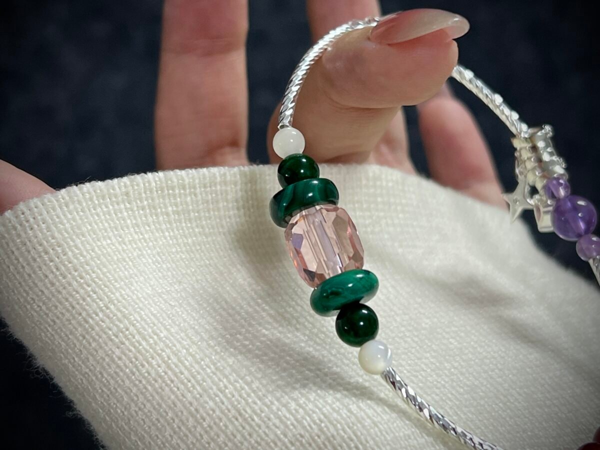 Passionate Red Agate and Malachite