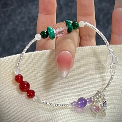 Passionate Red Agate and Malachite