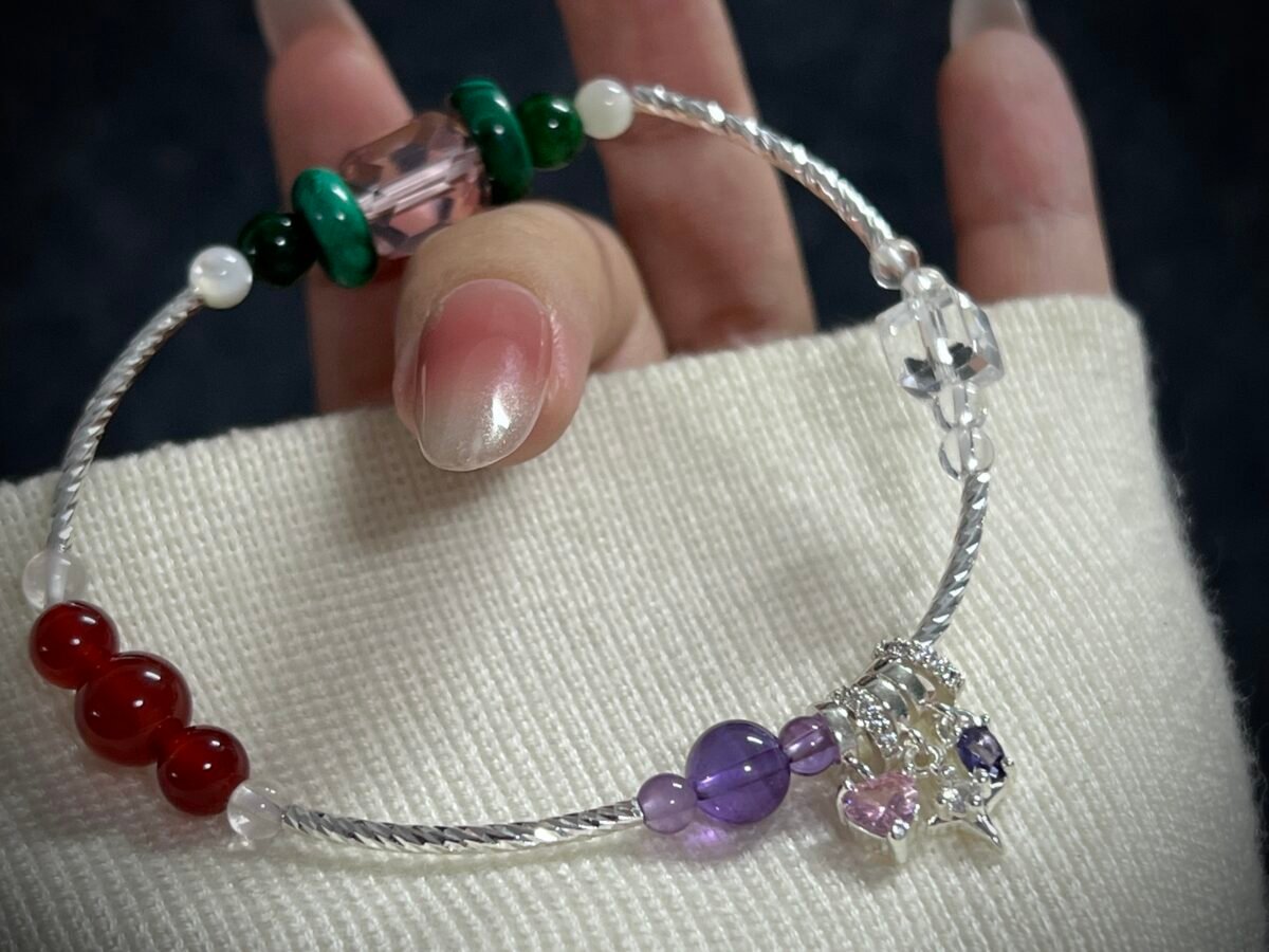 Passionate Red Agate and Malachite